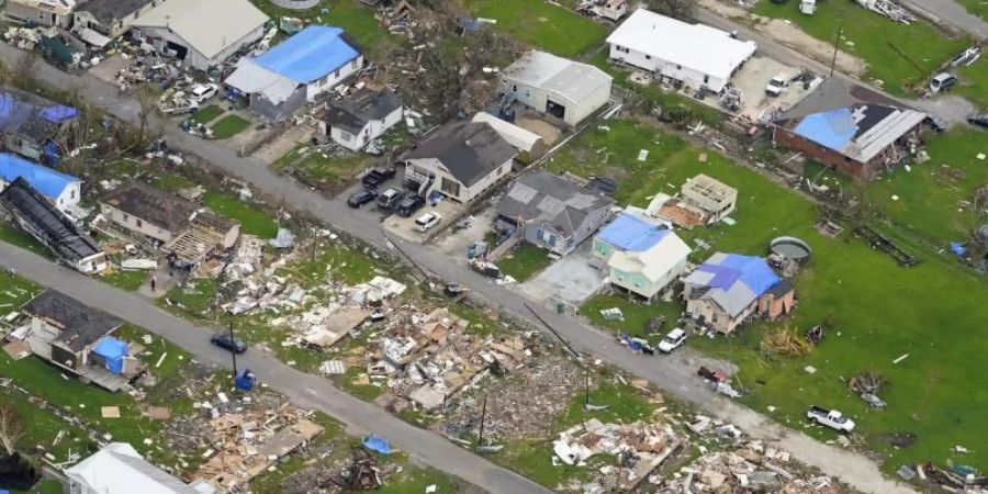 Die Aufräumarbeiten nach dem verheerenden Hurrikan «Ida» gehen in mehreren US-Bundesstaaten weiter. Foto: Matt Slocum/AP/dpa