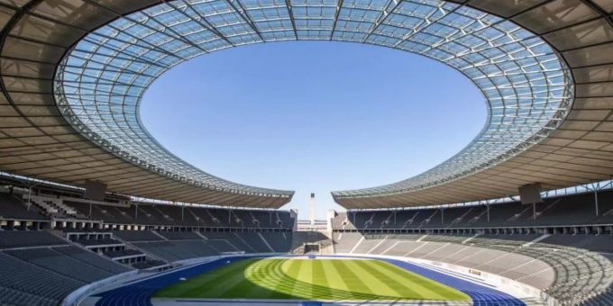 Der 1. FC Union Berlin nutzt die Heimstätte von Hertha BSC. Foto: Andreas Gora/dpa Der 1. FC Union Berlin nutzt die Heimstätte von Hertha BSC. Foto: Andreas Gora/dpa