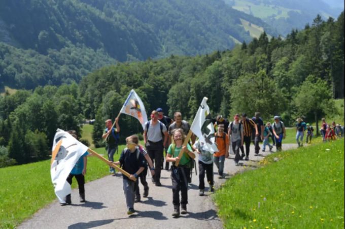 Die Jubla Sarmenstorf auf Reise. Jubla Sarmenstorf