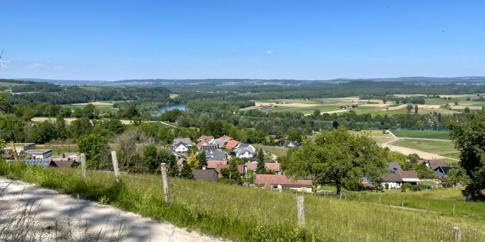 Landschaft bei Rüdlingen. Landschaft bei Rüdlingen.