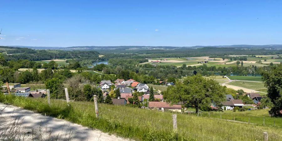 Landschaft bei Rüdlingen.