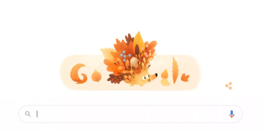 herbstzeit herbst google doodle