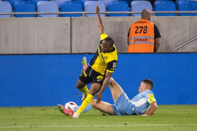 Ali Camara (BSC Young Boys) im CL-Quali-Hinspiel gegen Slovan Bratislava. BSC Young Boys