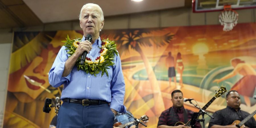 Joe Biden auf Hawaii