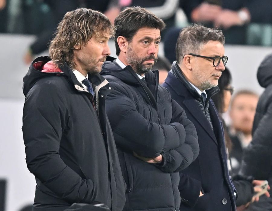 Juventus Turin Nedved Agnelli