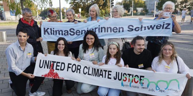 Klimaseniorinnen Portugal Klimawandel Klage