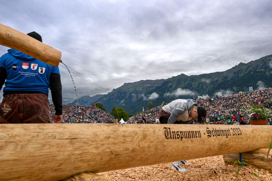 Am Schwingfest darf natürlich der Brunnen auch nicht fehlen.