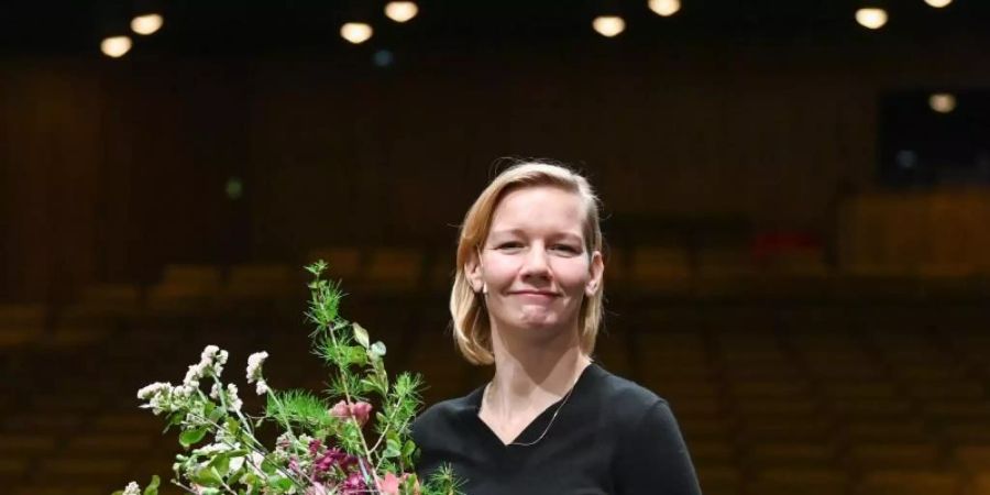 Ausgezeichnet: Sandra Hüller in Berlin. Foto: Jens Kalaene/dpa-Zentralbild/dpa