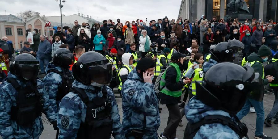 Nawalny-Proteste in Russland