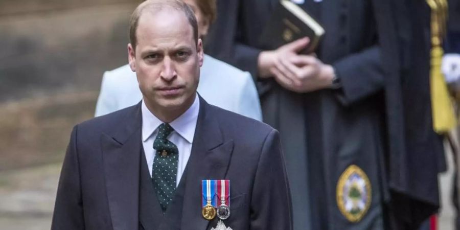 Prinz William trifft zur Eröffnungszeremonie der Generalversammlung der Kirche von Schottland ein, bei der er eine Rede als Lord High Commissioner hält. Foto: Jane Barlow/PA Wire/dpa