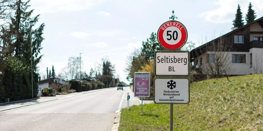 Die Gemeinde Seltisberg im Bezirk Liestal (BL).