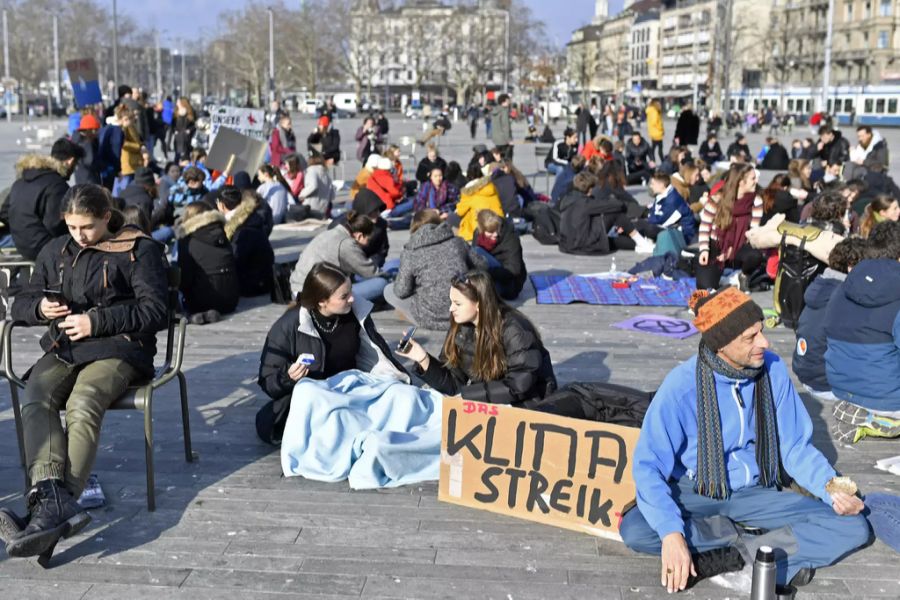 Klima-Streik.