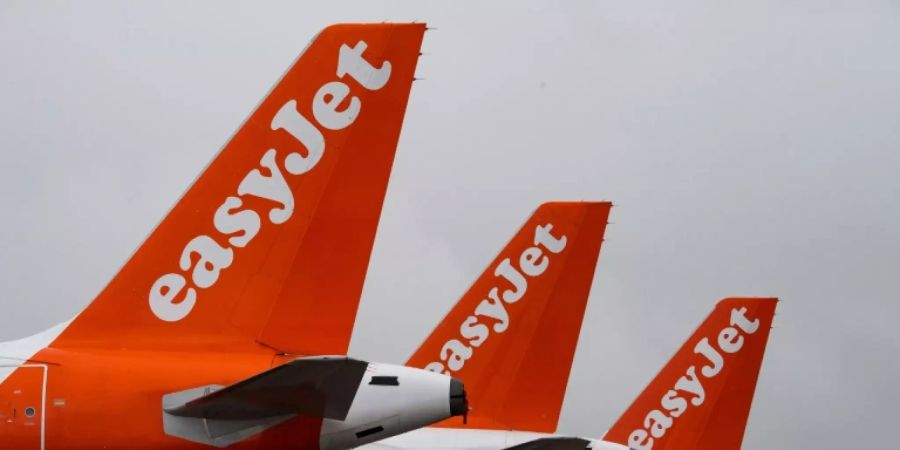 Easyjet-Flugzeuge am BER