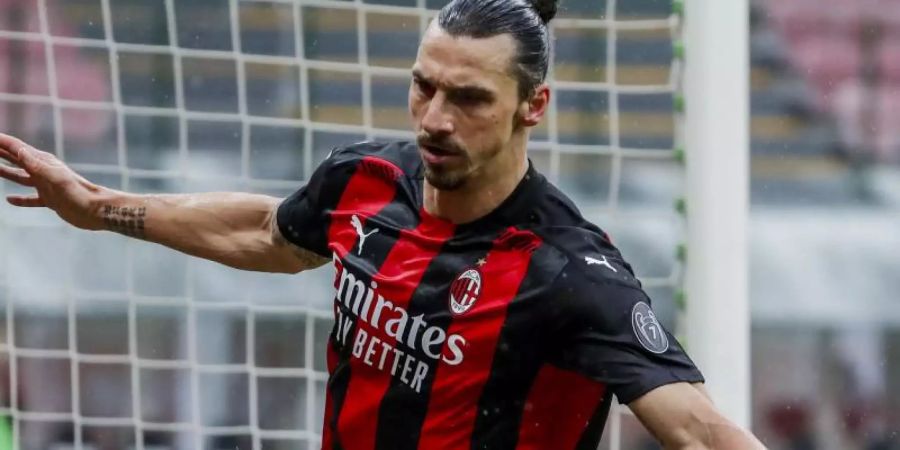 Der AC Mailand kann wieder auf Zlatan Ibrahimovic zurückgreifen. Foto: Antonio Calanni/AP/dpa