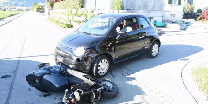 Unfall in Heerbrugg.