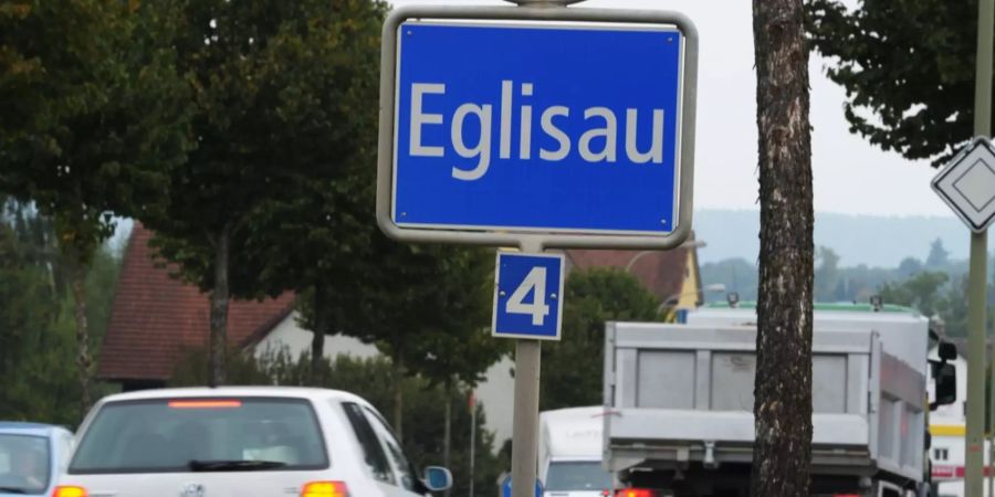 Ortsschild von Eglisau.