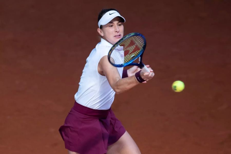 Auch Belinda Bencic ist heute im Einsatz.