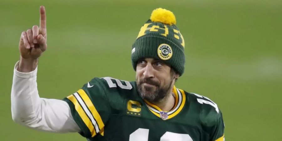 Will nicht länger für die Green Bay Packers spielen: Quarterback Aaron Rodgers. Foto: Matt Ludtke/AP/dpa