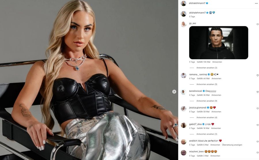 Über 13 Millionen Fans folgen Alisha Lehmann auf Instagram.