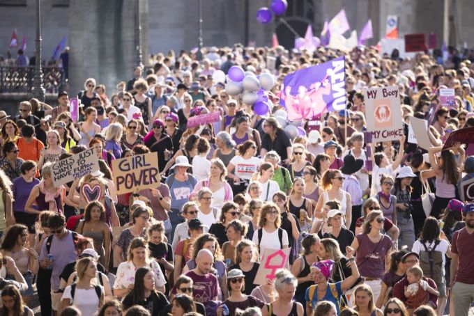 Beim Frauenstreik am 14. Juni wurde mehr Gleichstellung gefordert. Frauenstreik
