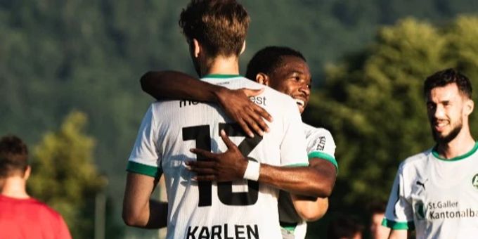 Der FC St.Gallen jubelt in Dornbirn vierfach. FC St.Gallen