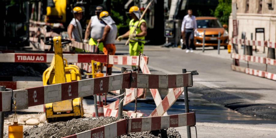 Strassensanierung. (Symbolbild)