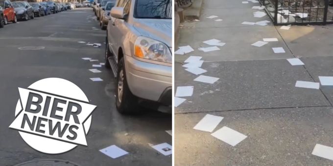«Serienlitterer» - Polizist verschmutzt jahrelang Strasse mit Altpapier