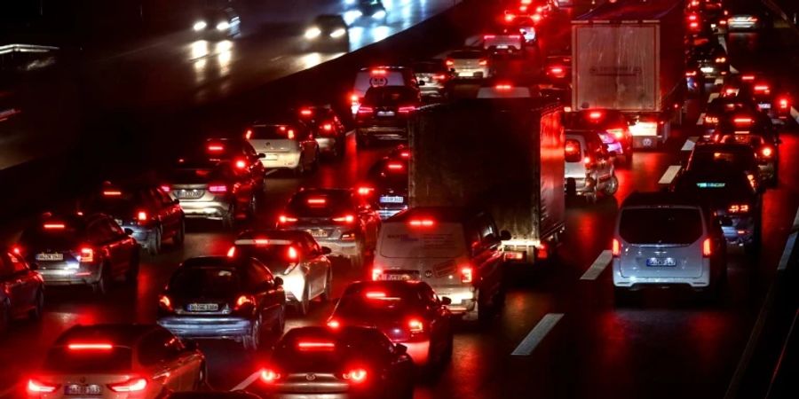 Stau auf einer Autobahn