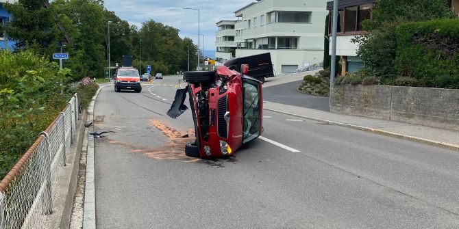 Unfall Menzingen ZG