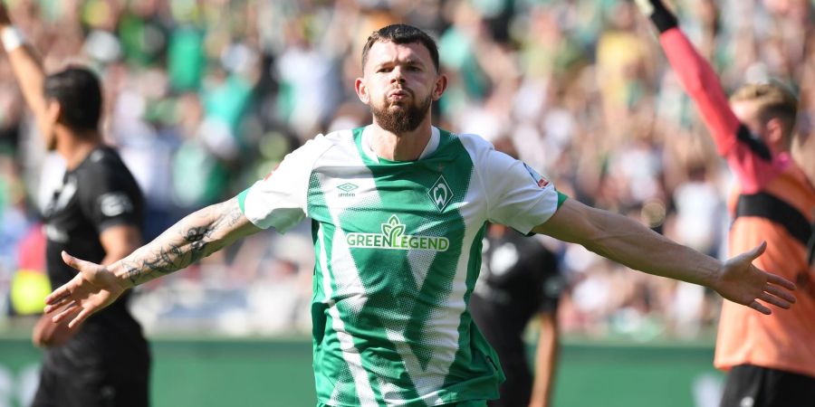 Traf in der Nachspielzeit: Werders Oliver Burke.