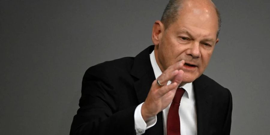 Bundeskanzler Olaf Scholz