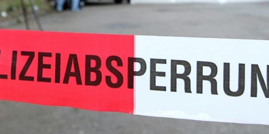 Polizeiabsperrung