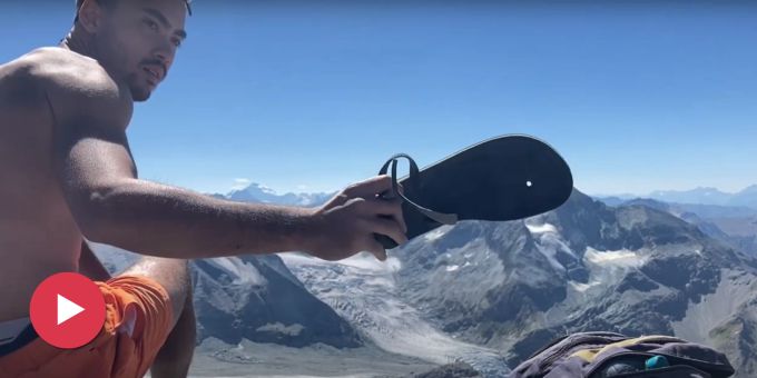 «Geisteskrank» - Youtuber wandert nur in Flipflops auf Barrhorn VS