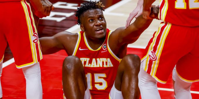 Clint Capela konnte die Atlanta Hawks nicht retten. Chicago Bulls Atlanta Hawks