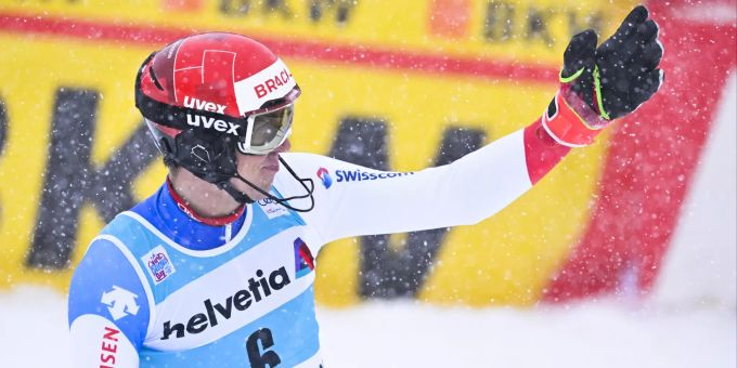 Ramon Zenhäusern wird in Adelboden im Slalom Vierter. Ramon Zenhäusern Adelboden Slalom