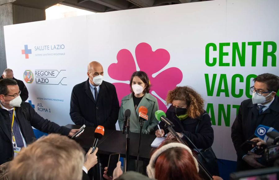 German Foreign Minister Baerbock visits Rome