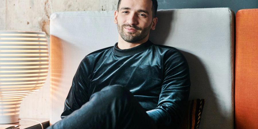 Schauspieler Hassan Akkouch 2019 in Berlin.
