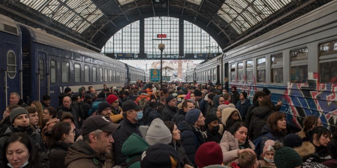 Ukraine Konflikt - Flüchtlinge in Lemberg