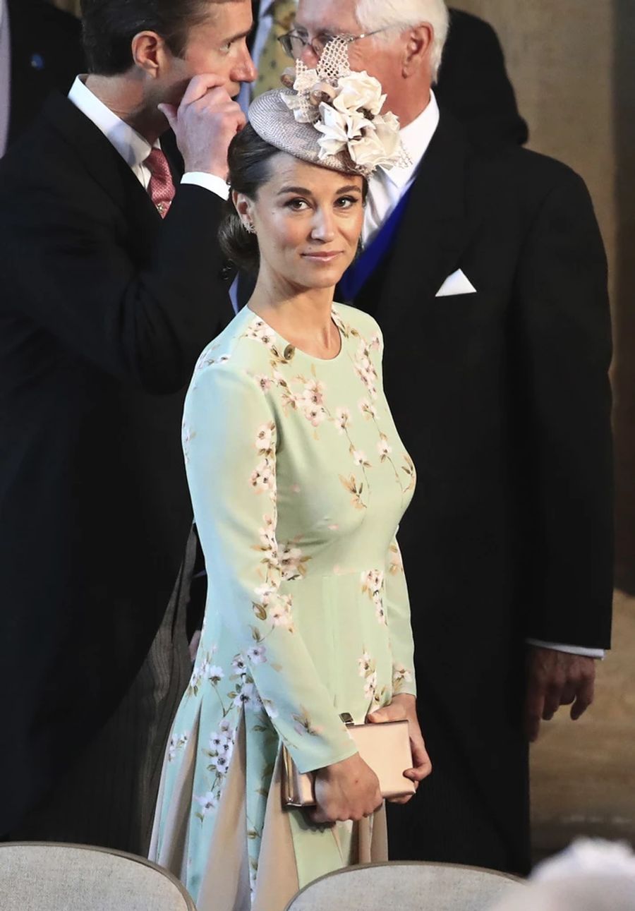 Pippa Middleton bei Harrys und Meghans Hochzeit im Mai 2018.