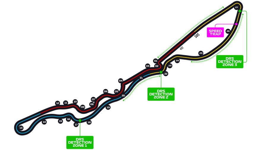 Streckenkarte Saudi-Arabien Formel 1