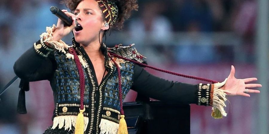 Alicia Keys auf der Bühne 2016.