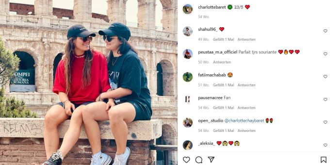 Ramona Bachmann und Charlotte Baret sind seit Frühling 2021 ein Paar. Ramona Bachmann