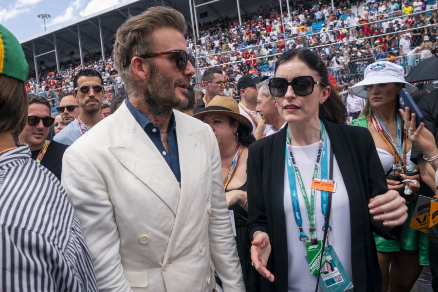 David Beckham beim F1-GP von Miami.