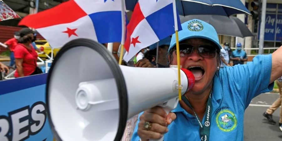 Proteste in Panama-Stadt