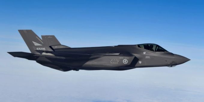 F-35-Kampfjet der norwegischen Luftwaffe. F-35 Kampfjet