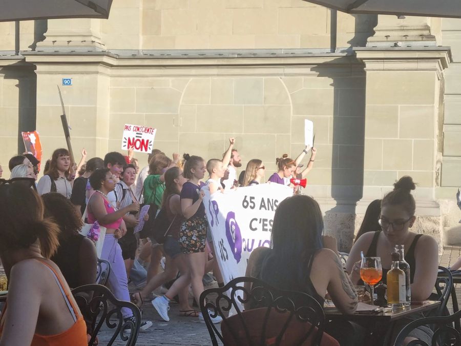 Der Frauenstreik in Freiburg, 14. Juni 2022