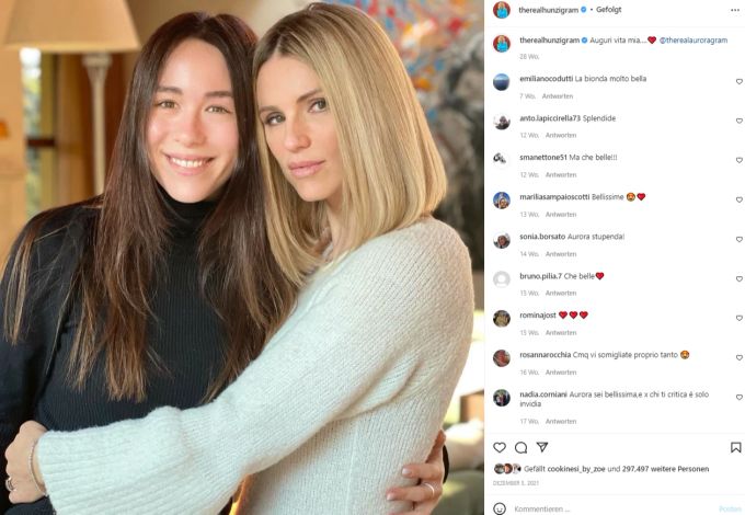 Aurora und ihre Mutter Michelle Hunziker sind unzertrennlich. Michelle Hunziker