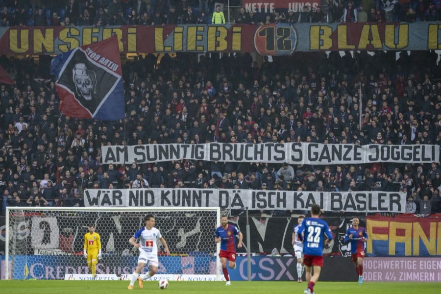 Die Muttenzerkurve fordert alle Basler auf, heute ins Joggeli zu kommen.