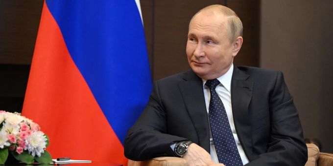 Wladimir Putin feierte die angebliche Annexion ukrainischer Gebiete durch Russland in grossem Stil. Ukraine Krieg sVP