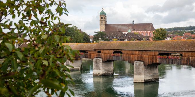Die Säckinger Brücke in Stein AG. Die Säckinger Brücke in Stein AG.